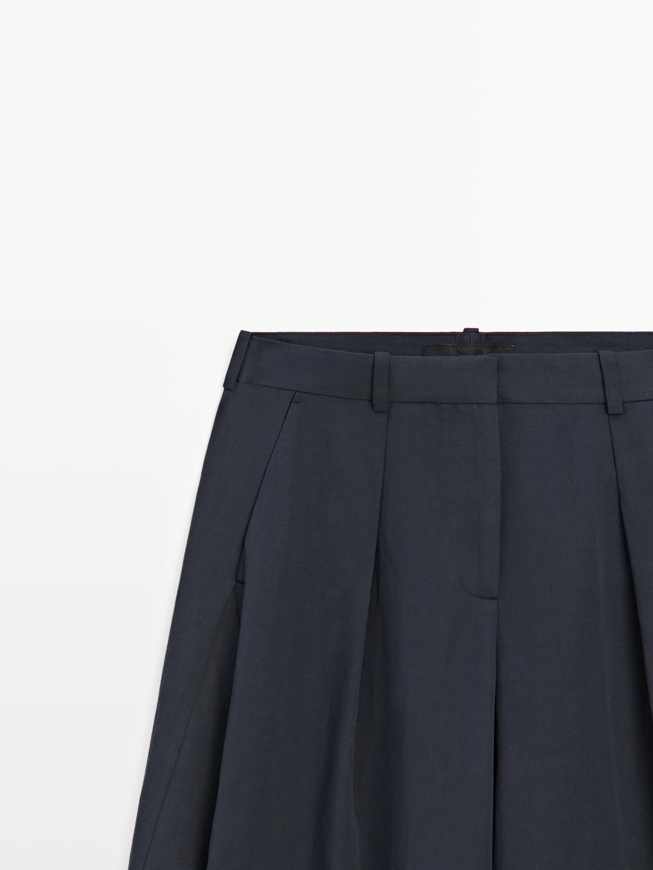 Pantalon fluide à pinces